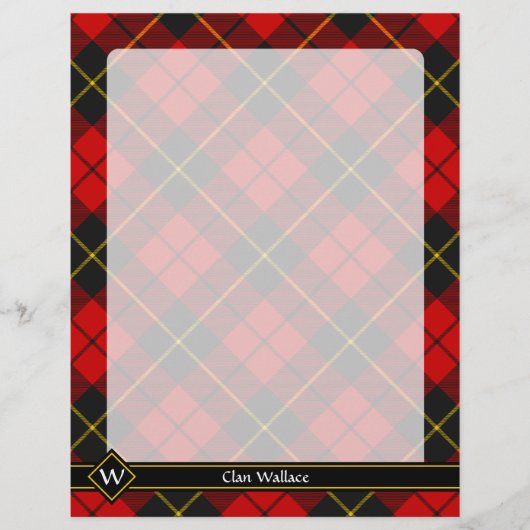 Clan Wallace Tartan Flyer (Voorkant)