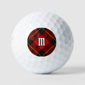 Clan Wallace Tartan Golf Balls Golfballen (Voorkant)