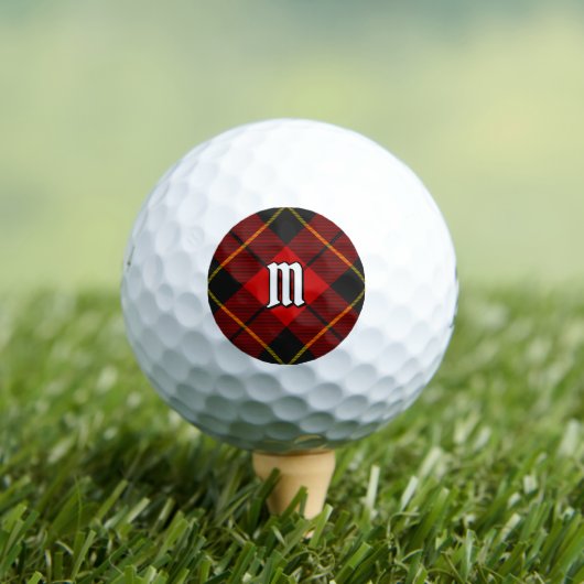 Clan Wallace Tartan Golf Balls Golfballen (Insitu Shirt)