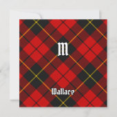 Clan Wallace Tartan Invitation (Devant)