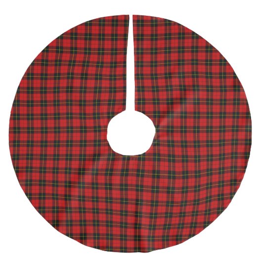 Clan Wallace Tartan Kerstboom Rok (Voorkant)