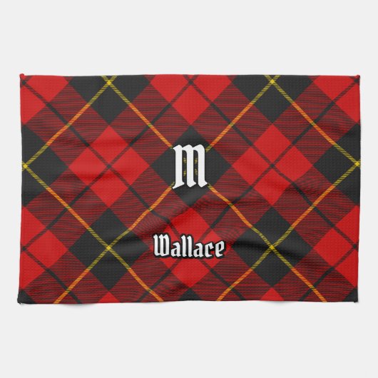 Clan Wallace Tartan Kitchen Towel Theedoek (Horizontaal)