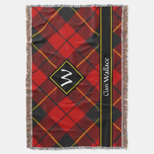 Clan Wallace Tartan Lancer la couverture (devant Vertical)