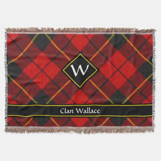 Clan Wallace Tartan Lancer la couverture (Devant)