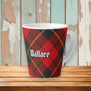 Clan Wallace Tartan Latte Mok