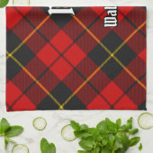 Clan Wallace Tartan Serviette de cuisine (Plié)
