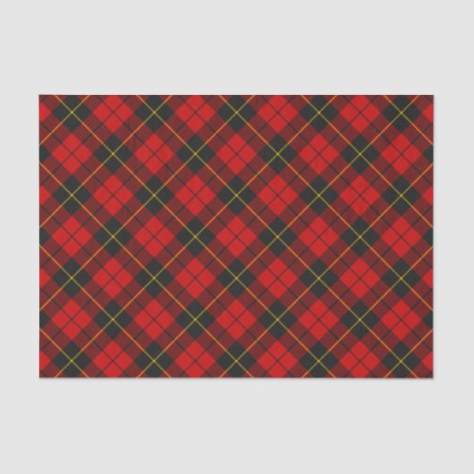 Clan Wallace Tartan Tissue Paper Tissuepapier (Voorkant)