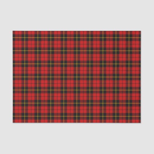 Clan Wallace Tartan Tissuepapier (Voorkant)