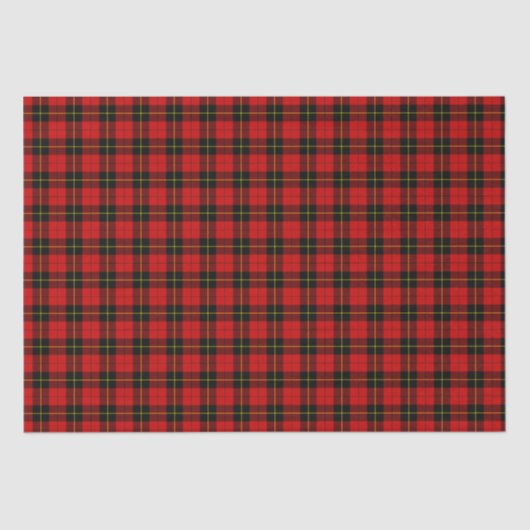 Clan Wallace Tartan Tissuepapier (Voorkant)