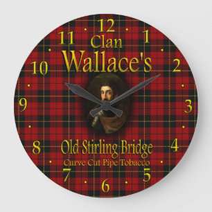 Clan Wallace's oude Stirling Bridge Pipe Tobacco Grote Klok