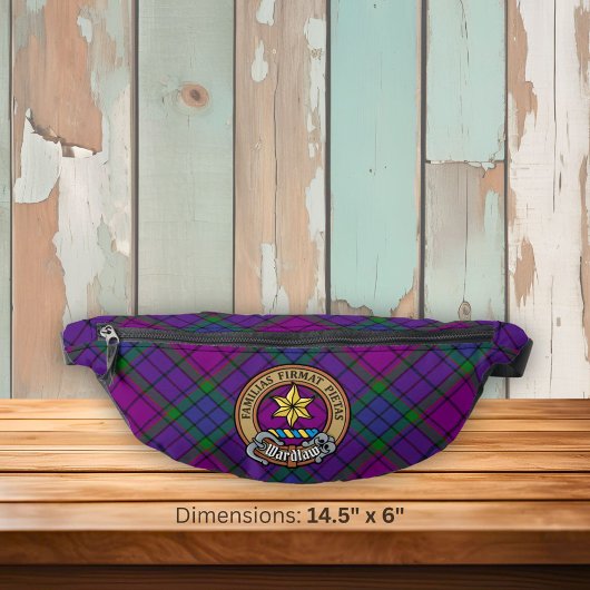 Clan Wardlaw Crest sur Tartan