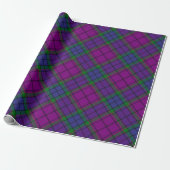 Clan Wardlaw Tartan Cadeaupapier (Uitgerold)