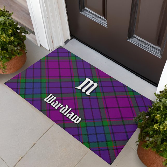 Clan Wardlaw Tartan Deurmat (Creator heeft geüpload)