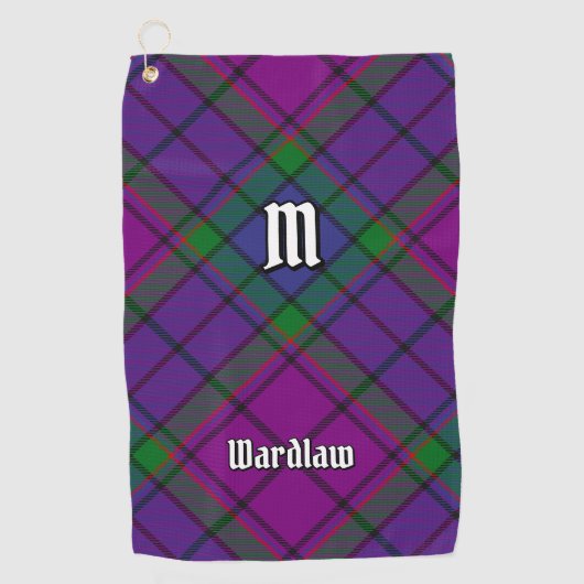Clan Wardlaw Tartan Golfhanddoek (Voorkant)