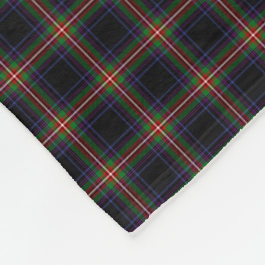Clan Watt Tartan Fleece Deken (Hoek)