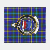 Clan Weir Modern Tartan Pset Fleece Deken (Voorkant (Horizontaal))