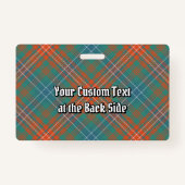 Clan Wilson Ancient Tartan Badge (Achterkant)