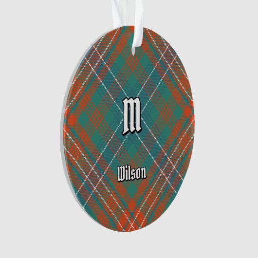 Clan Wilson Ancient Tartan Ornament (voorkant)