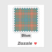 Clan Wilson Ancient Tartan Sticker (Vel)