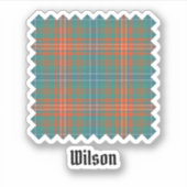 Clan Wilson Ancient Tartan Sticker (Voorkant)