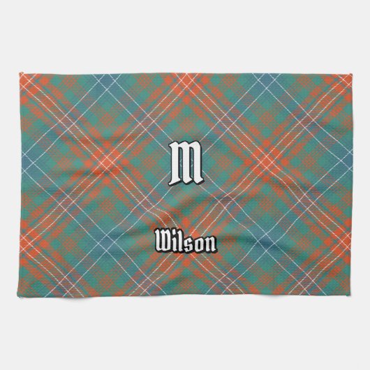 Clan Wilson Ancient Tartan Theedoek (Horizontaal)