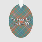 Clan Wilson Crest au-dessus de Tartan antique (dos)