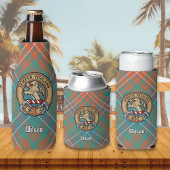 Clan Wilson Crest over het oude Tartan Flesjeskoeler