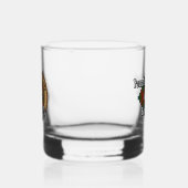 Clan Wilson Crest over Modern Tartan Whisky Glas (Links)