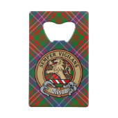 Clan Wilson Crest sur Tartan moderne (Devant)