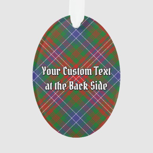 Clan Wilson Crest sur Tartan moderne (dos)