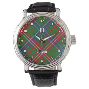 Clan Wilson Modern Tartan Horloge