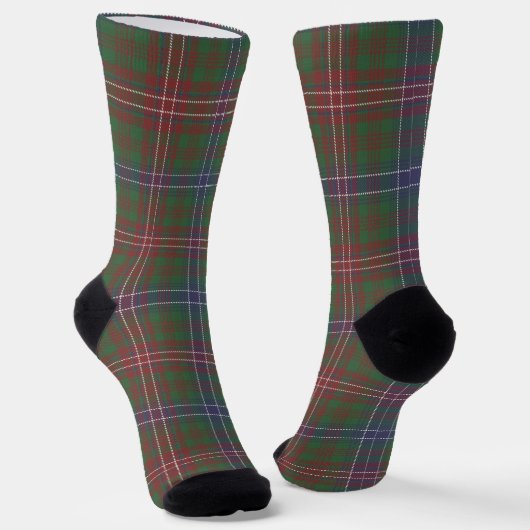 Clan Wilson Muted Tartan Sokken (Gebogen)