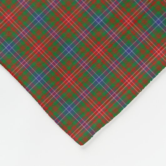 Clan Wilson Tartan Fleece Deken (Hoek)