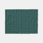Clan Wishart Hunting Tartan Fleece Deken (Voorkant (Horizontaal))