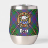 Clan Wood Crest sur Tartan (Avant)