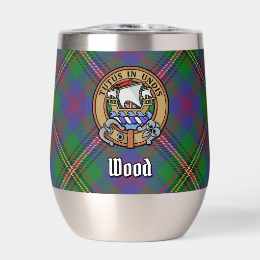 Clan Wood Crest sur Tartan (Avant)