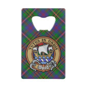 Clan Wood Crest sur Tartan (Devant)