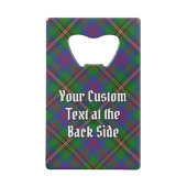 Clan Wood Crest sur Tartan (Dos)