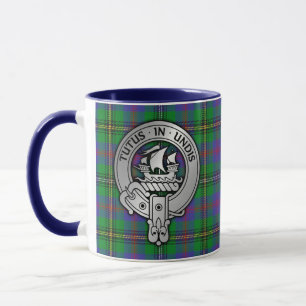 Clan Wood Crest & Tartan Mok