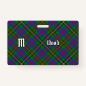 Clan Wood Tartan Badge (Voorkant)