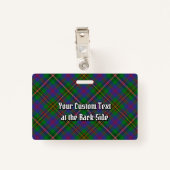 Clan Wood Tartan Badge (Achterkant met clip)