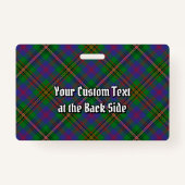 Clan Wood Tartan Badge (Achterkant)