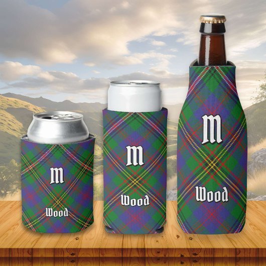 Clan Wood Tartan Blikjeskoeler