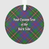 Clan Wood Tartan Ornament (achterkant)