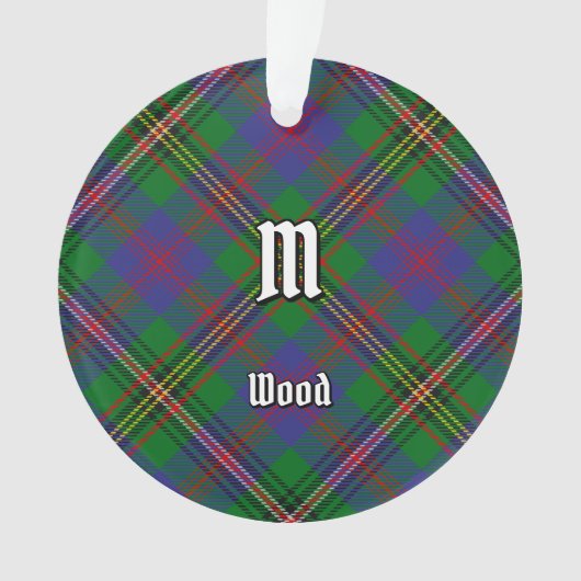 Clan Wood Tartan Ornament (voorkant)