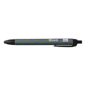 Clan Wood Tartan Zwarte Inkt Pen (Bodem)