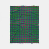 Clan Young Tartan Fleece Deken (Voorkant)
