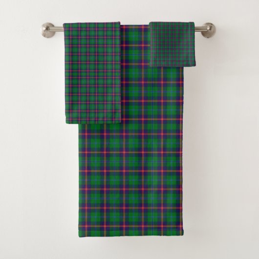 Clan Young Tartan Plaid (En situation)