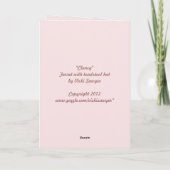 Clancy de fretcard kaart (Achterkant)