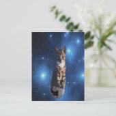 Clancy de Space Cat Briefkaart (Staand voorkant)